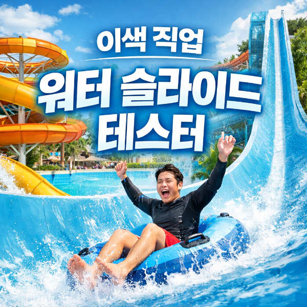 워터 슬라이드 테스터란? 하는 일, 연봉, 되는 방법