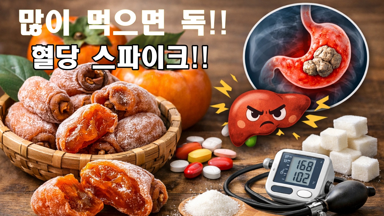 곶감 부작용 총정리 🍊 달콤한 곶감, 건강을 해칠 수도 있다고요?