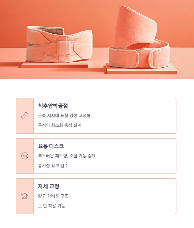 증상별 추천 선택 기준