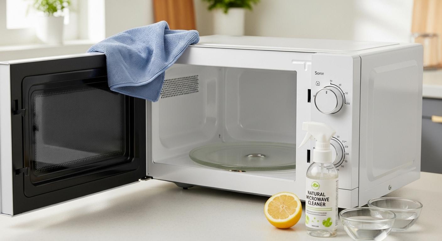 세척 귀찮음 소형 전자레인지 관리 방법