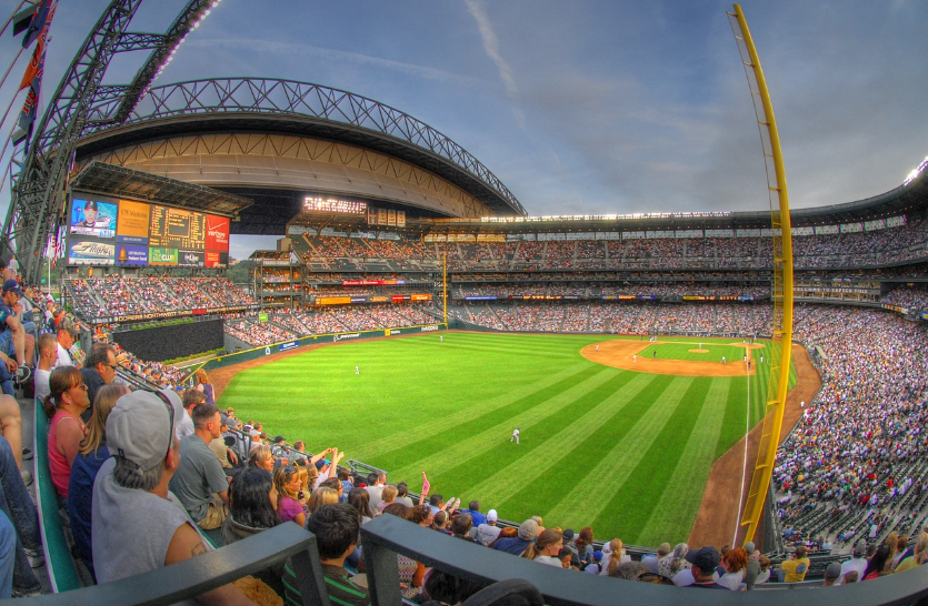 MLB 야구장 외야 사진