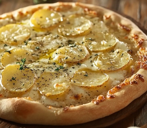 한국의 감자 요리 포테이토 피자