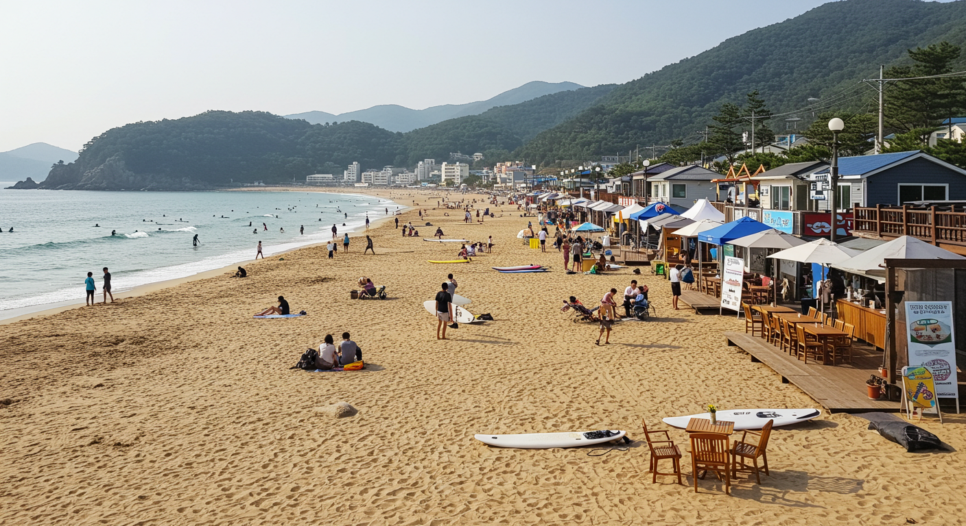 양양 서핑 해변