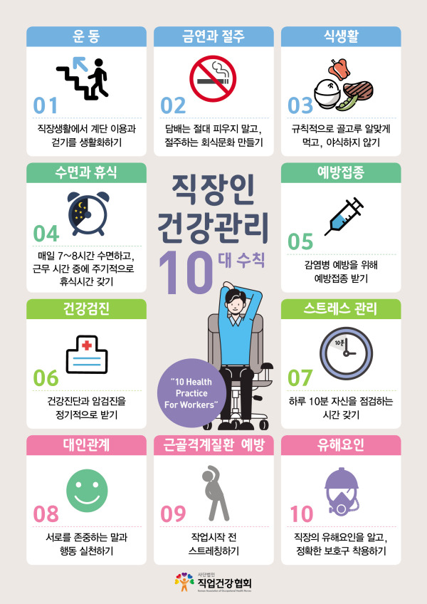 [직장인을 위한 건강] 실천법: 거북목·손목·눈 피로 이제 그만!