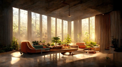 자연을 집안으로 인테리어와의 배치 조화