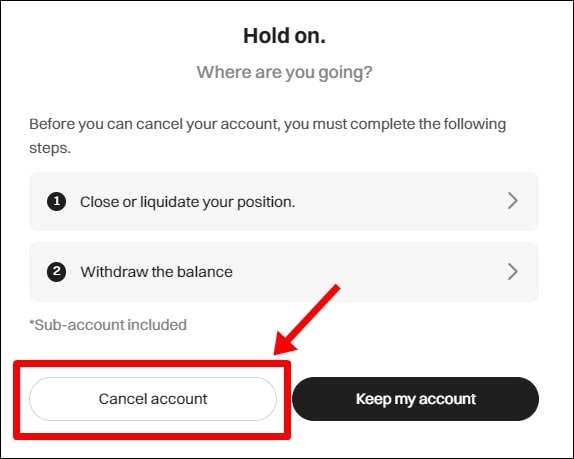 계정 삭제전 필요한 사항에 대한 안내