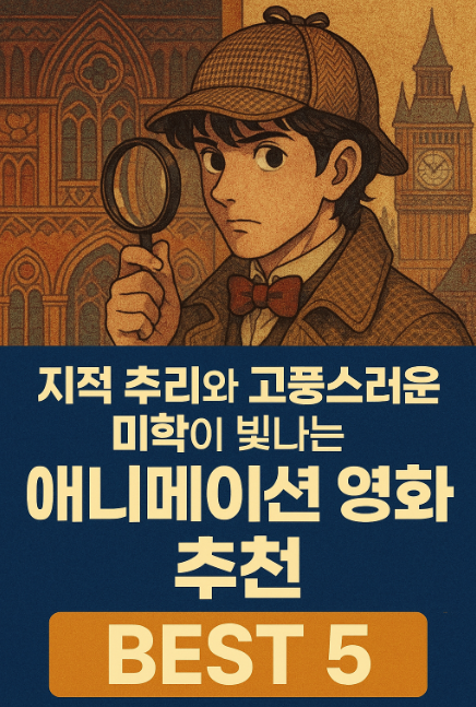 지적추리와 고풍스러운 애니메이션 영화 추천 관련 사진