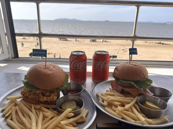 대부도 바다앞 햄버거 '버거비치'