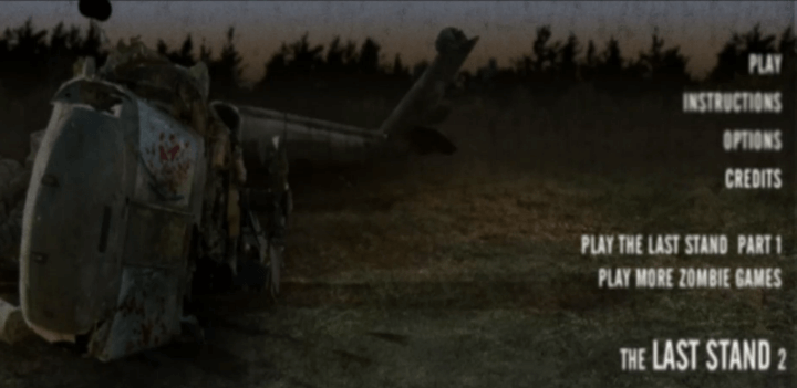 좀비쉘2-더-라스트-스탠드-플래시게임-메인-화면