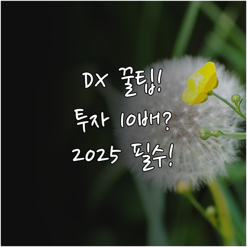 2025 중소기업 디지털 전환 DX ..