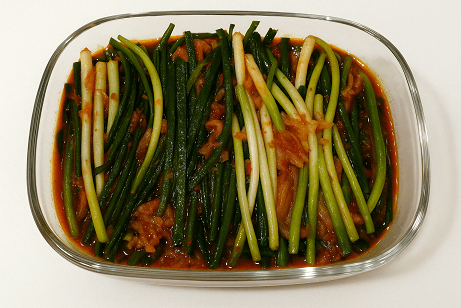 차이브 김치
