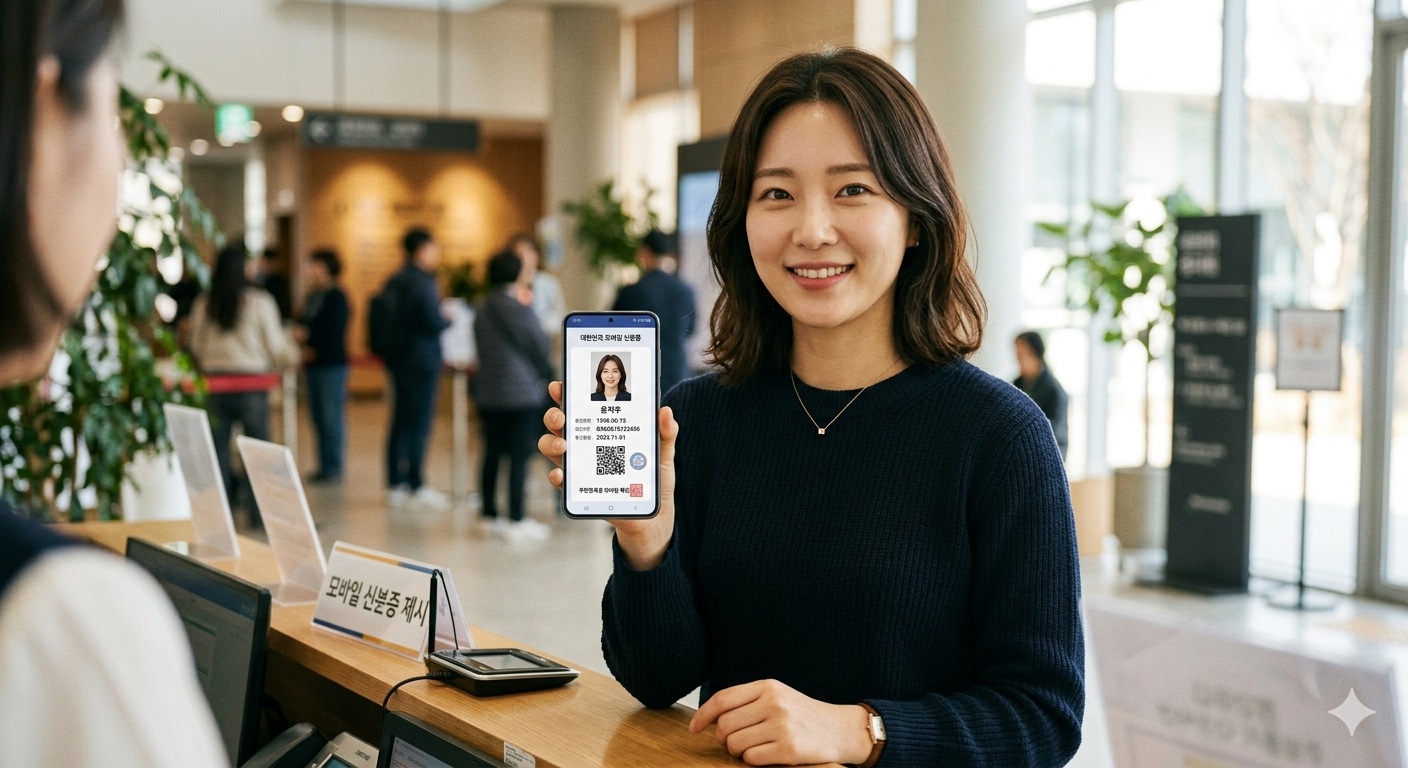 모바일 운전면허증 발급하기