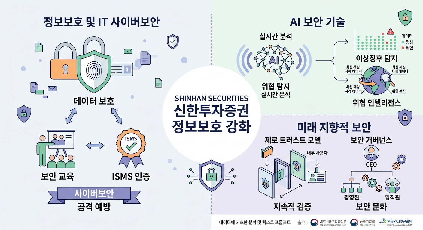 정보보호 (신한투자증권, AI보안, 금융신뢰)
