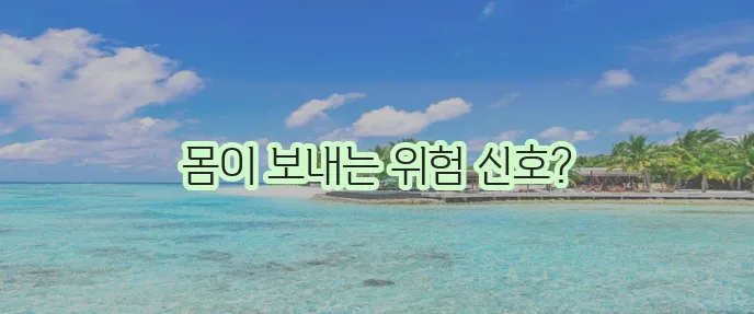 철분 부족 증상 12가지와 그 원인, 정말 중요합니다!