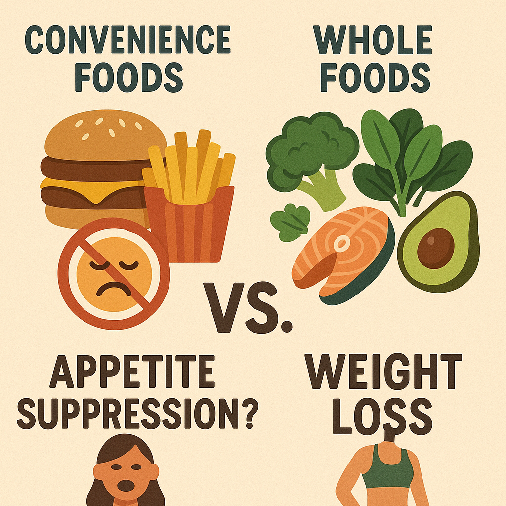 간편식 VS 자연식품, 다이어트 효과
