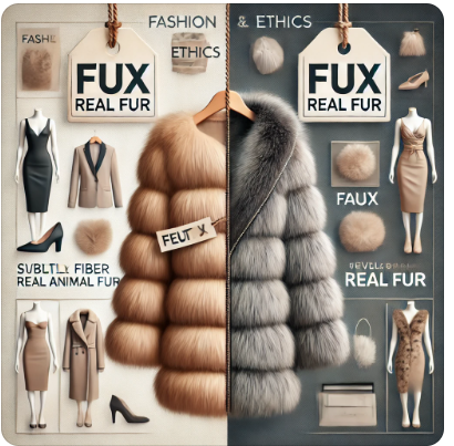 가짜로 위장한 진짜 모피의 이중성