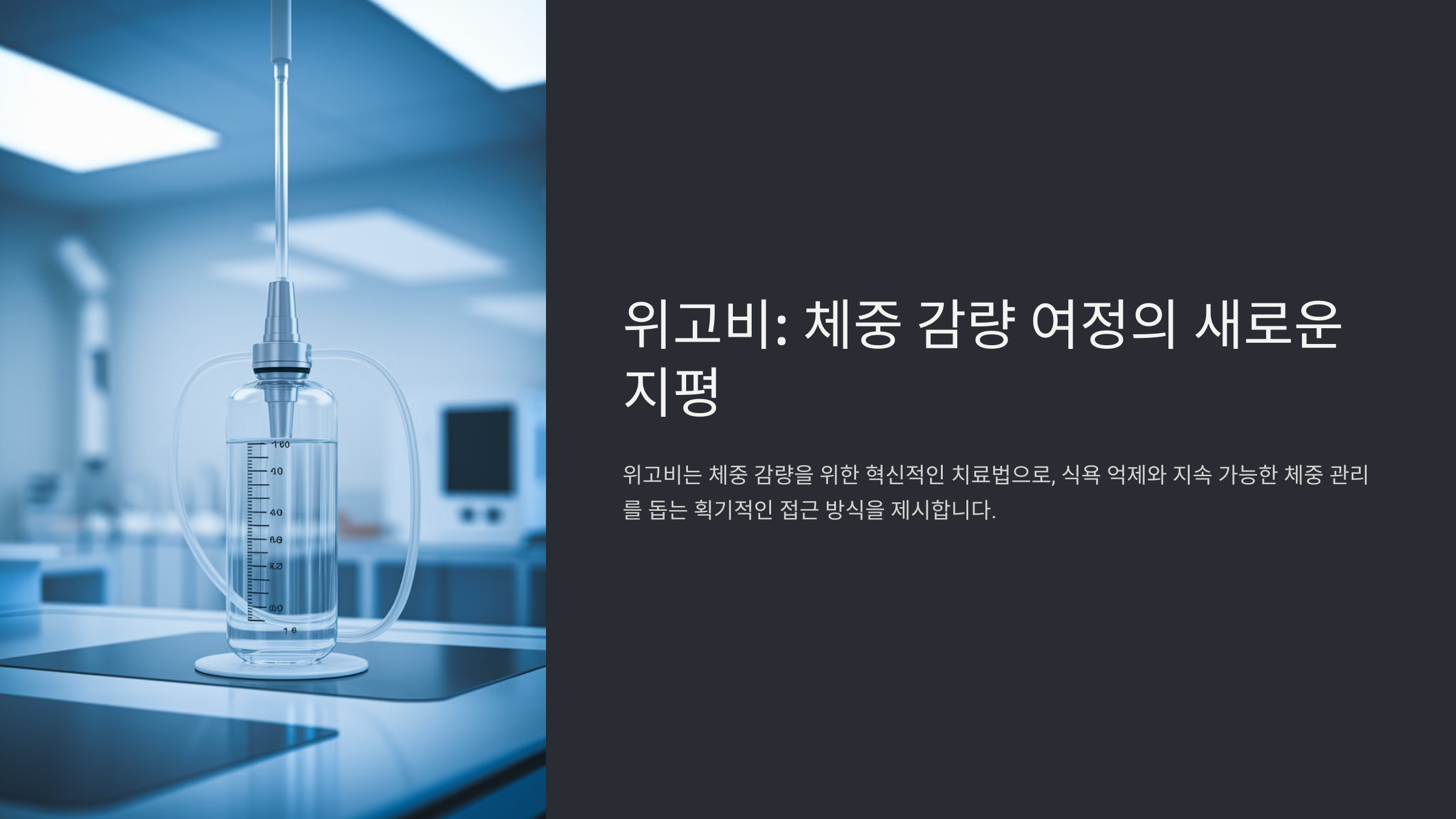 다이어트 주사 위고비(Wegovy) 효과와 부작용
