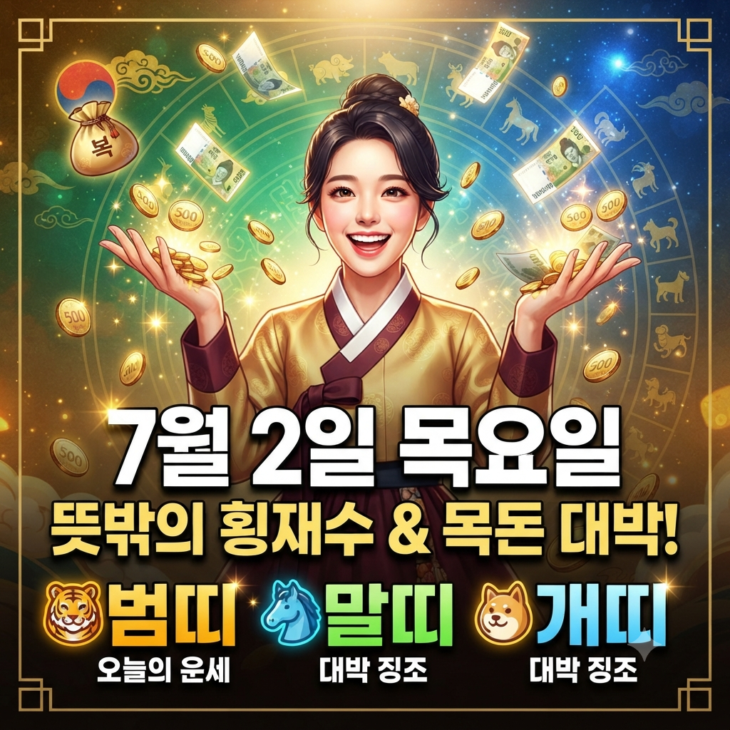 7월2일 오늘의 운세