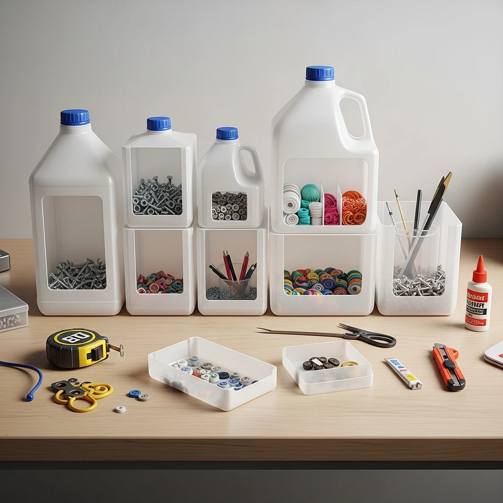 우유통 모듈 수납박스 배치