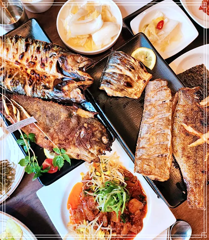 부천, 상동 맛집 470도 대형 화덕 5종 생선 구이, 묵은지 짜글이 전골