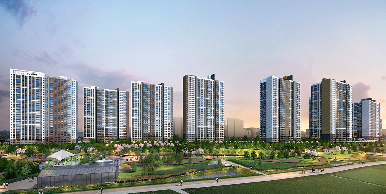 인천 연희공원 호반써밋 파크에디션-전경