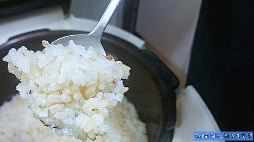 촉촉해진-밥