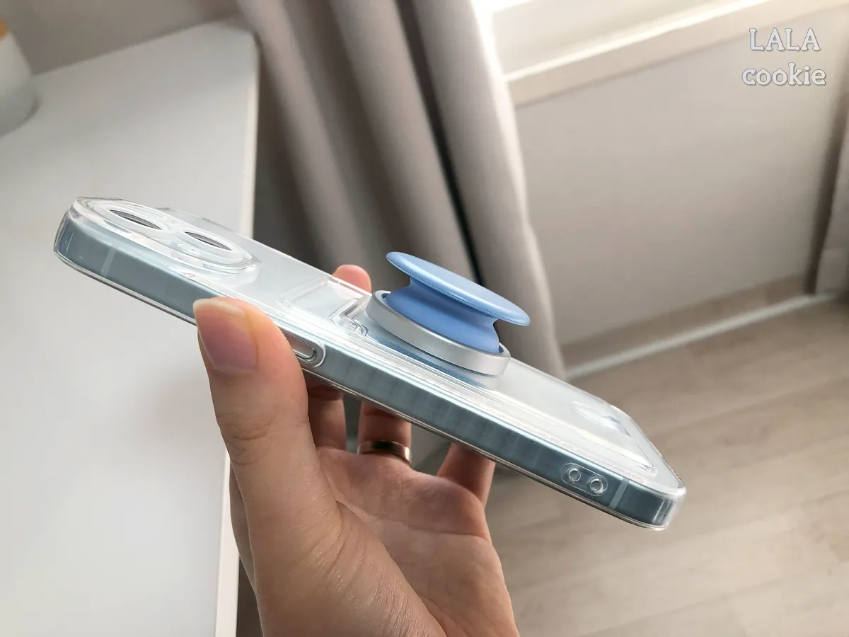 아이폰-블루-그립톡-추천-옆모습