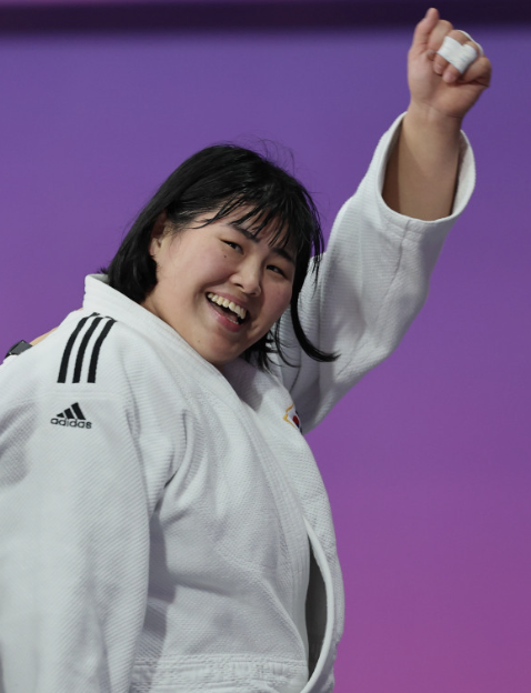 김하윤 선수의 경기 모습