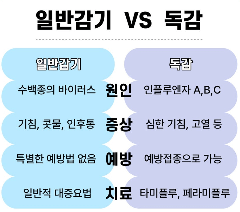 독감 증상 수액 검사 비용 실비