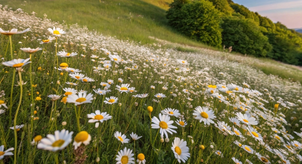 전북 부안 변산 마실길, 송포항 샤스타데이지 명소