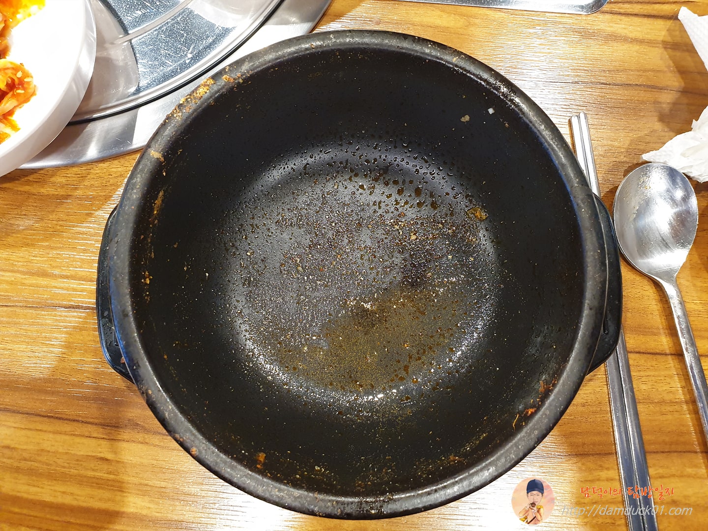 원당감자탕 뼈해장국 식사 끝