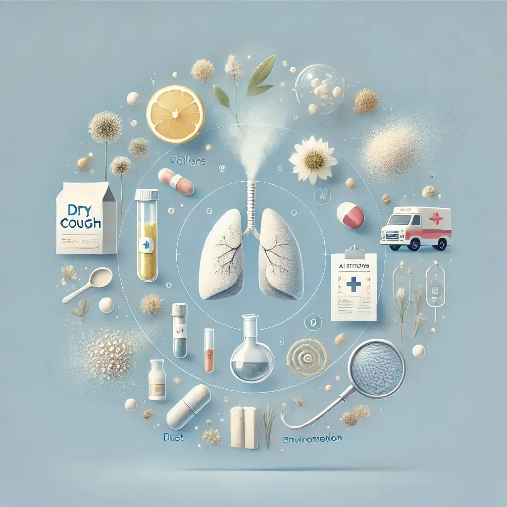 마른기침이 발생하는 원인