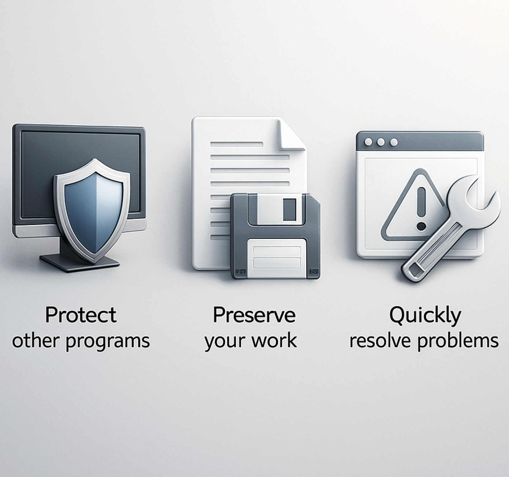 재부팅이 아닌, 현명한 응급처치