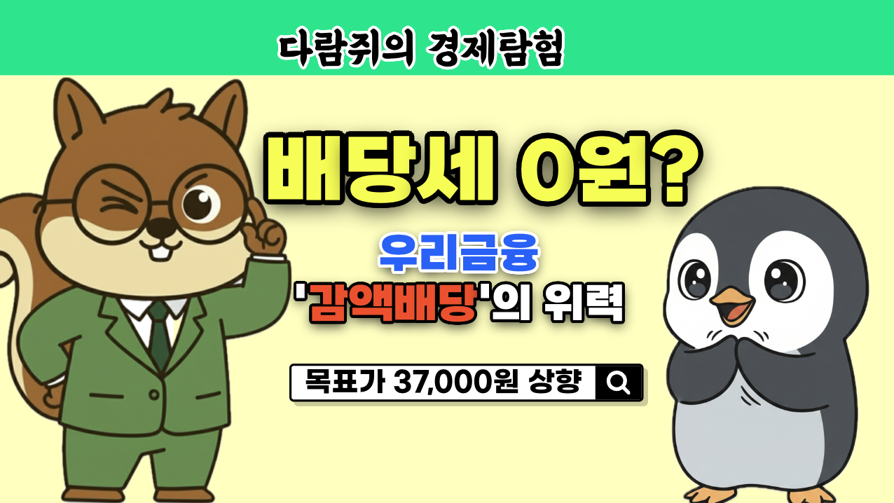 우리금융지주 감액배당 분석