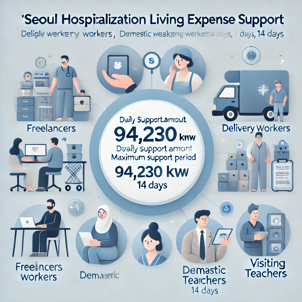 서울형 입원생활비 지원 확대 혜택 총정리