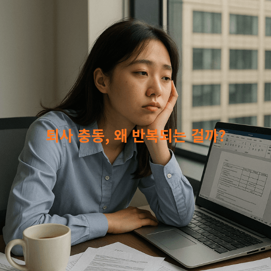 퇴사충동,번아웃,이직고민,직무적합도,조직심리학,업무스트레스,자기효능감,마음챙김,커리어전환,워크라이프밸런스