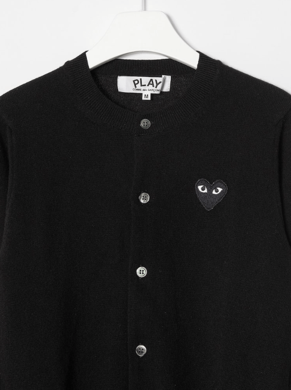 꼼데가르송 여성 인기 가디건 색상 및 사이즈