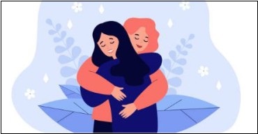 반가운사람과포옹하는꿈