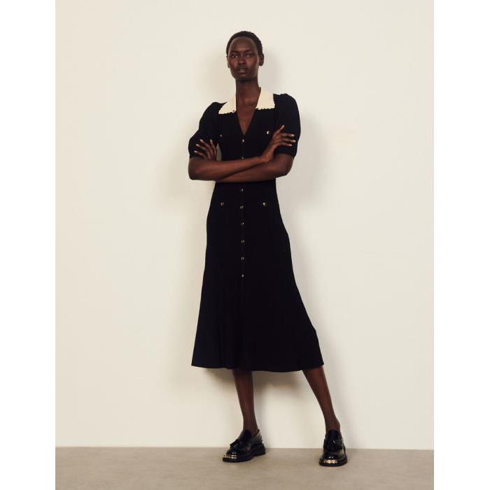 산드로 롱 니트 원피스