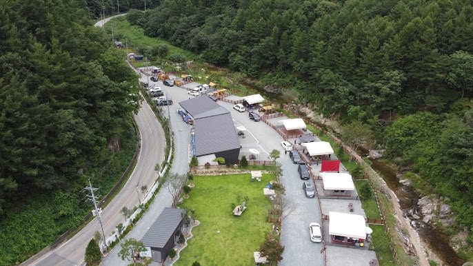 반려견과 함께, 그자리 야영장 소개