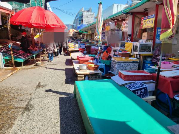 자갈치해안시장-꼼장어골목