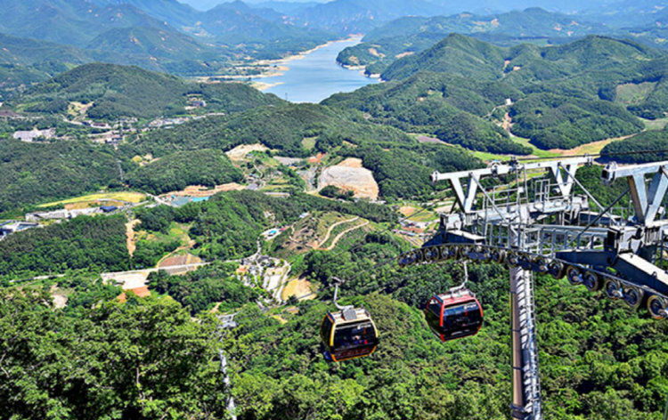 청풍호반 케이블카