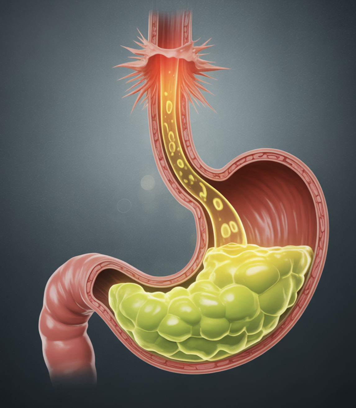 위산이 역류하고 있습니다 (위식도 역류질환)