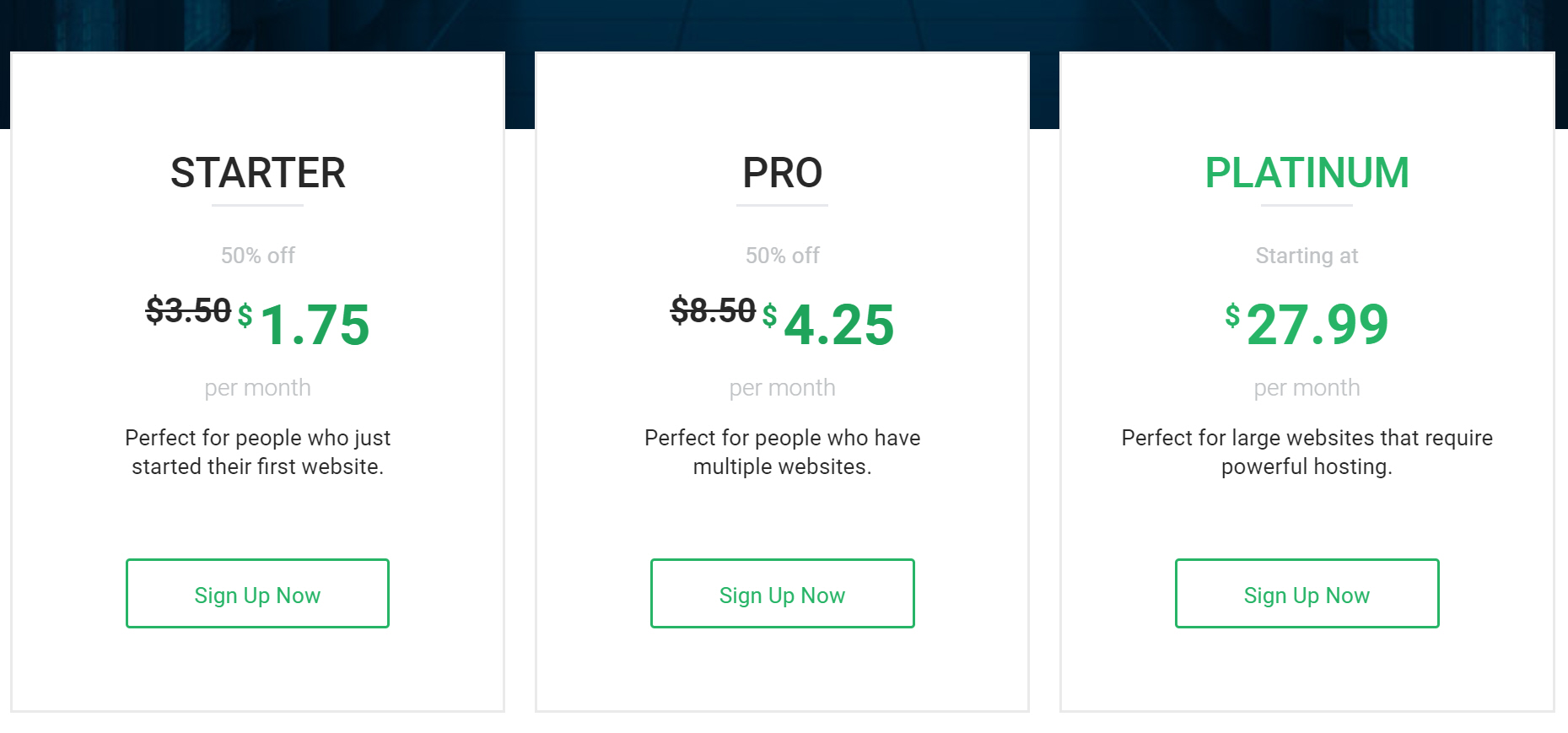 저렴하면서 안정적인 웹호스팅 StableHost