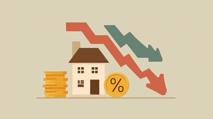 금리 인하로 인한 대출 금리 변화 인포그래픽