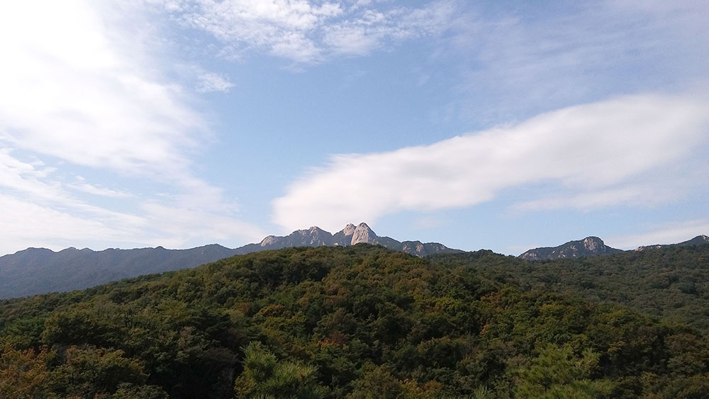 북한산 방학동길 전망대 뷰
