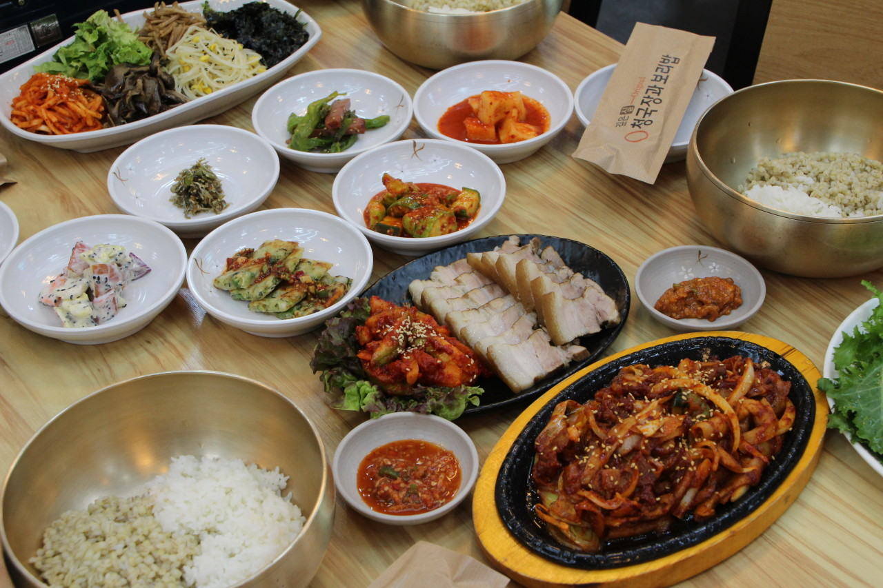 청국장과보리밥