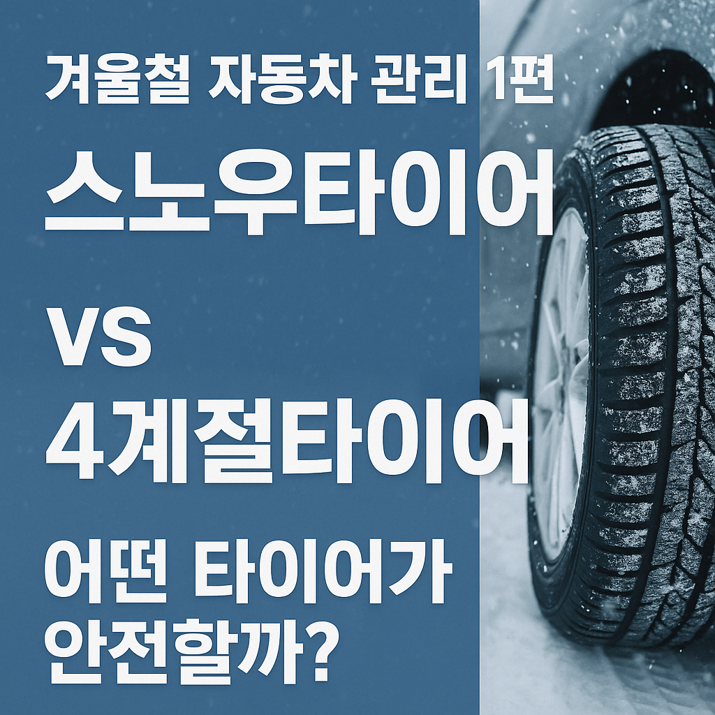 겨울철 안전 주행을 위한 타이어 관리