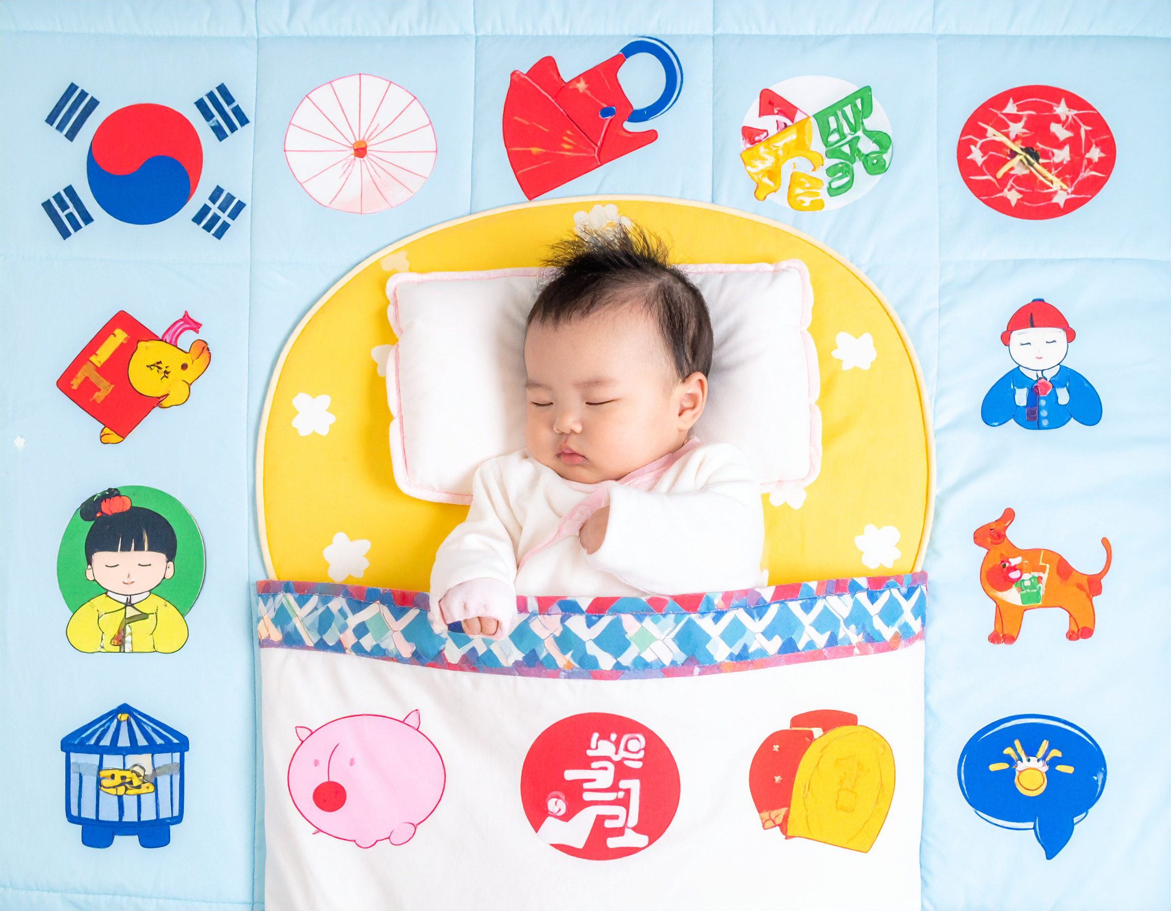 아동 수면 관리, 열대야 아동 수면 팁, 잠든 아기