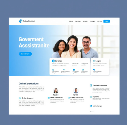 국민비서누리집 홈페이지그림